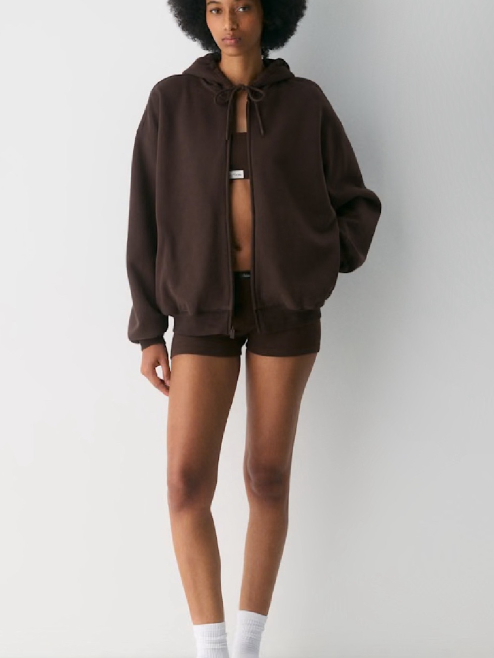 Aritzia Tna Cozy Sweatfleece Mega Zip Hoodie - Picture 2 of 2